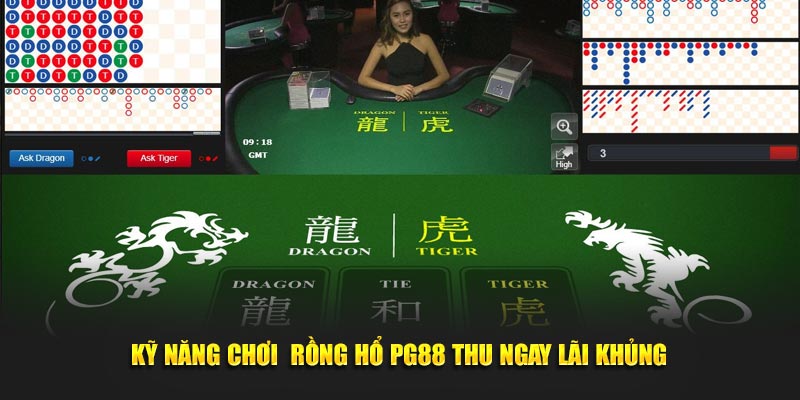 Kỹ năng chơi rồng hổ PG88 thu ngay lãi khủng